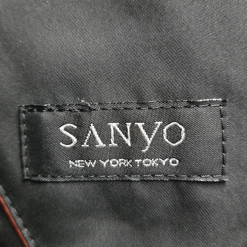 Sanyo Angora Wool Silk Cashmere Car Coat Jacket Outerwear Sz Medium Bittersweet